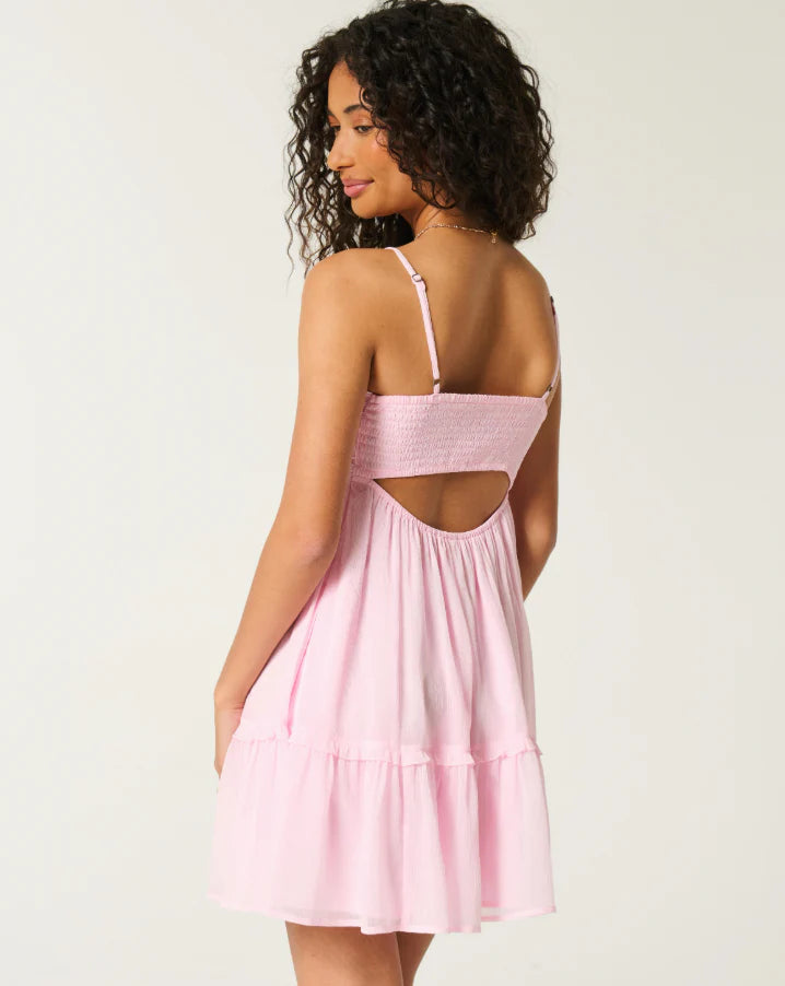Chiffon Baby Doll Mini Dress