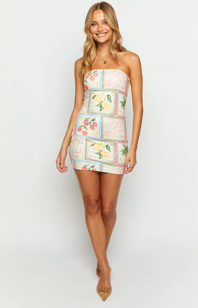 Roma Print Mini Dress