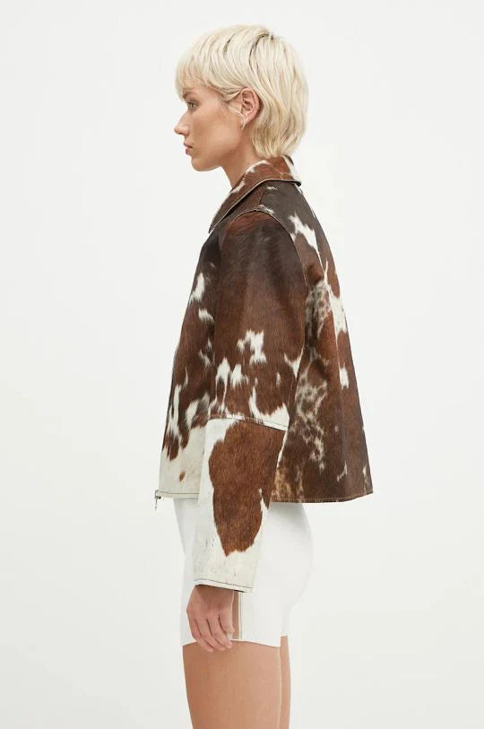 COW PRINT COUTURE JACKET