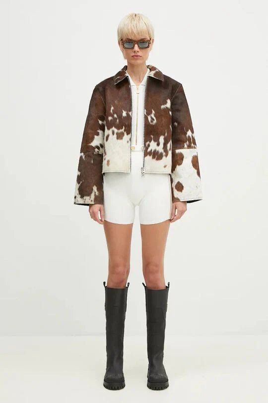 COW PRINT COUTURE JACKET