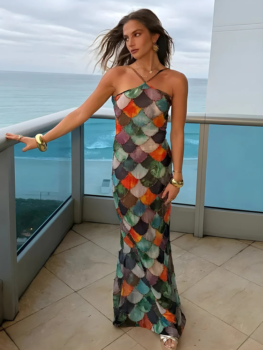 Halter Mermaid Dress