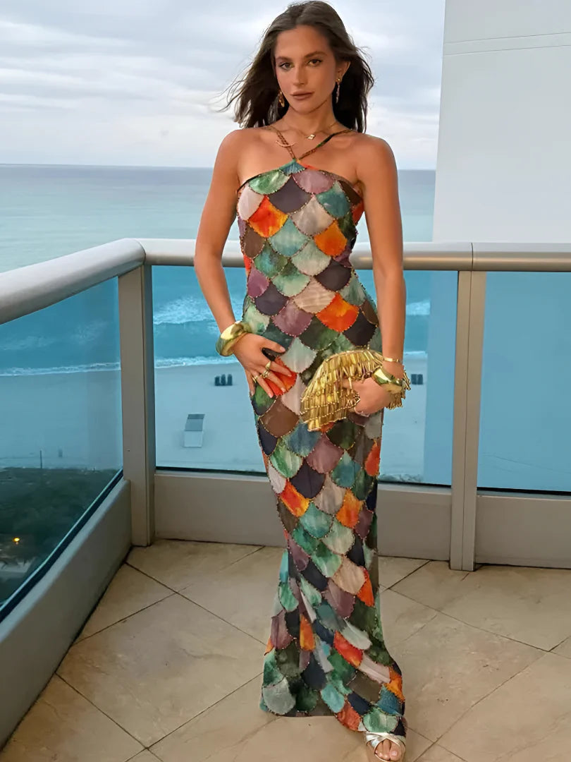 Halter Mermaid Dress