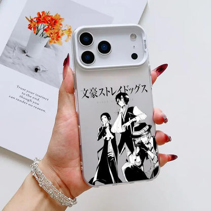 Anime B- Bungo S-Stray Dogs Phone Case For iPhone 17 16 15 14 13 12 11 Pro Max Air Matte Laser Aurora Shockproof Funda