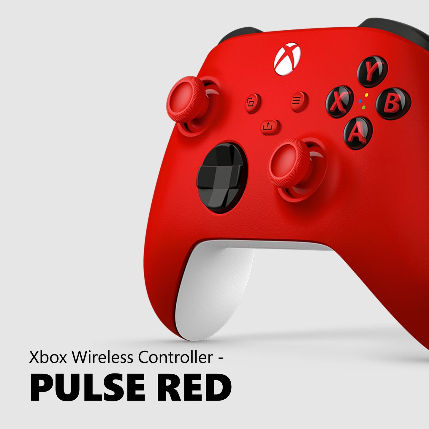 Microsoft  Wireless Controller - Pulse Red – for  Series X|S,  One, Pcs, and Cloud-Enabled Devices