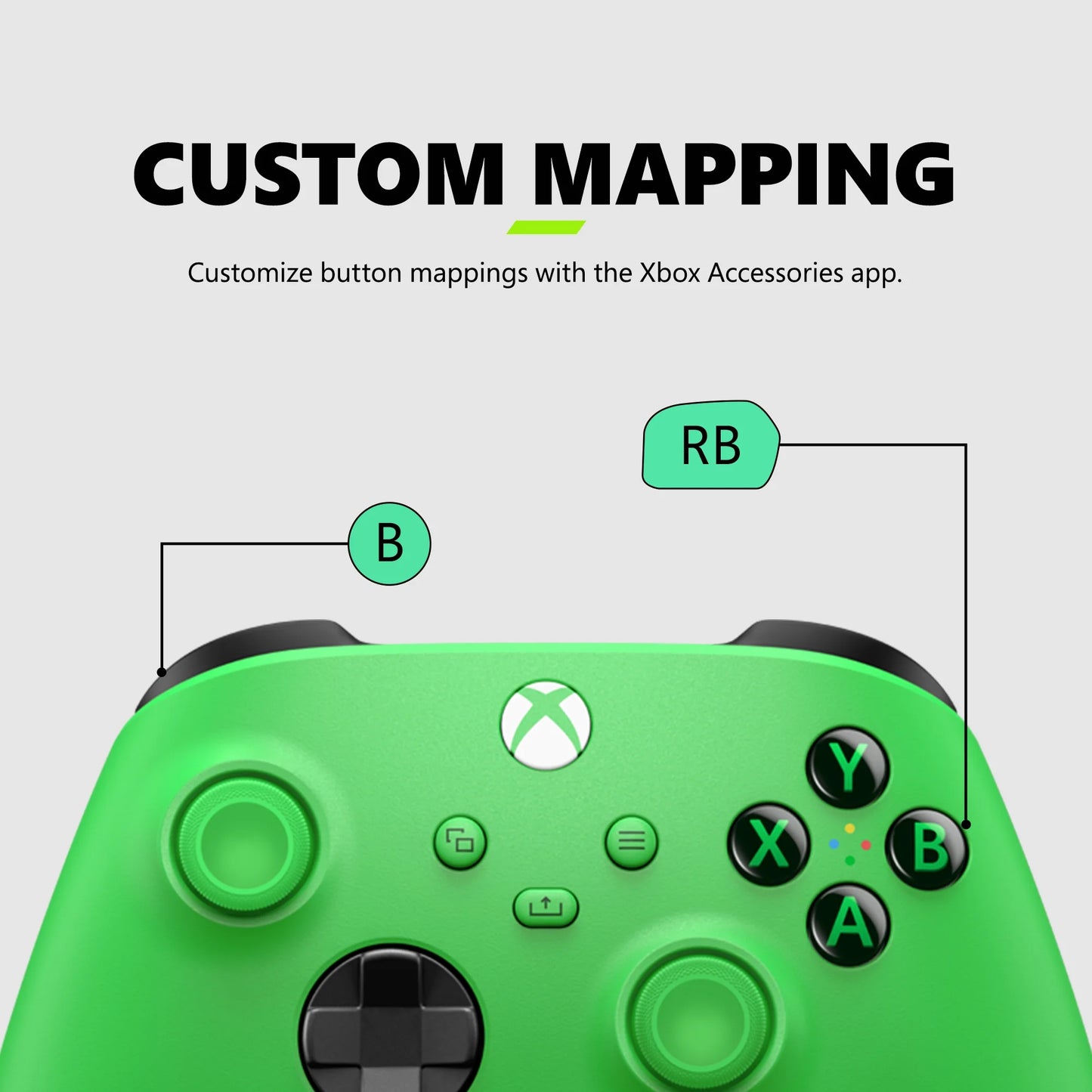 Wireless Controller – Velocity Green – for  Series X|S,  One, Pcs, Tvs, Mobile, and More
