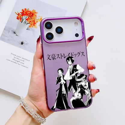 Anime B- Bungo S-Stray Dogs Phone Case For iPhone 17 16 15 14 13 12 11 Pro Max Air Matte Laser Aurora Shockproof Funda