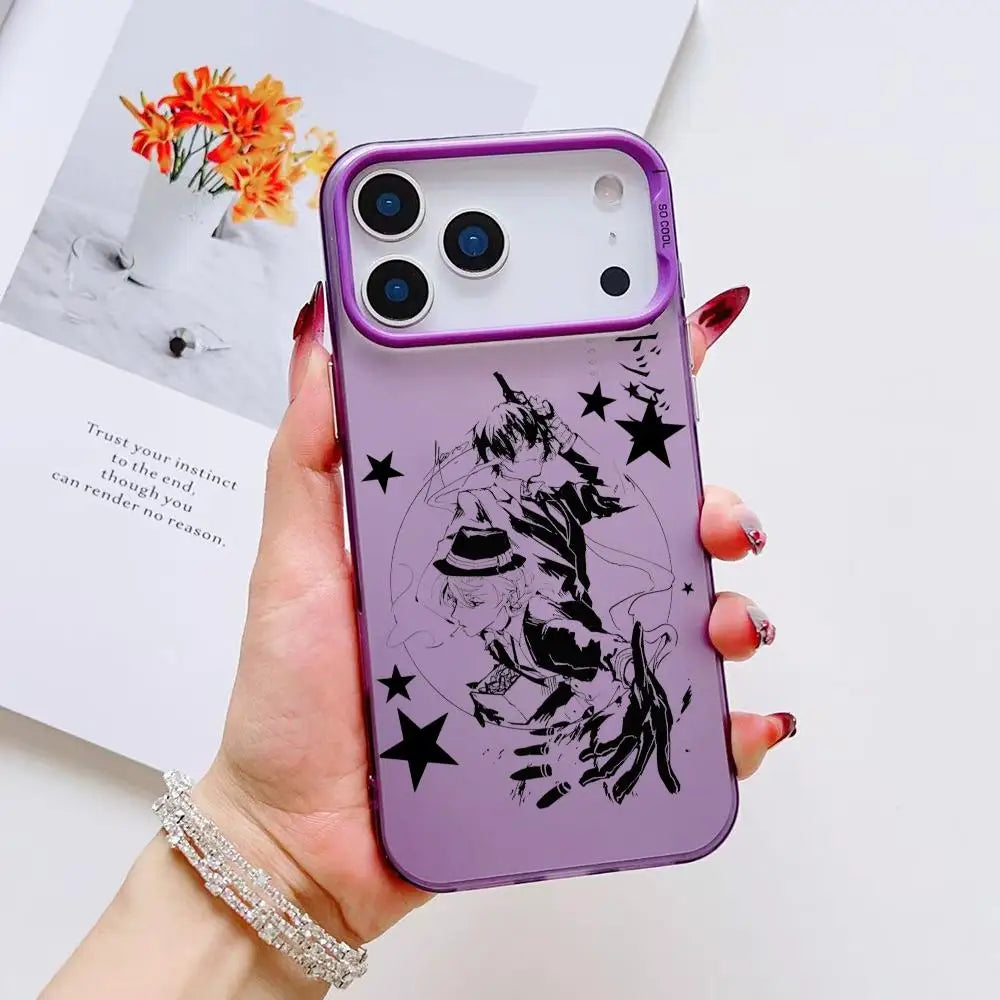 Anime B- Bungo S-Stray Dogs Phone Case For iPhone 17 16 15 14 13 12 11 Pro Max Air Matte Laser Aurora Shockproof Funda