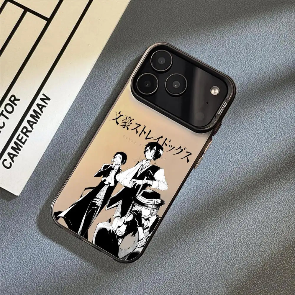 Anime B- Bungo S-Stray Dogs Phone Case For iPhone 17 16 15 14 13 12 11 Pro Max Air Matte Laser Aurora Shockproof Funda