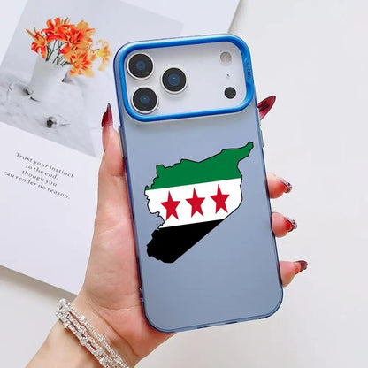 new Flag Syria Design Phone Case For iPhone 17 16 15 14 13 12 11 Pro Max Air Matte Laser Aurora Shockproof Phone Case