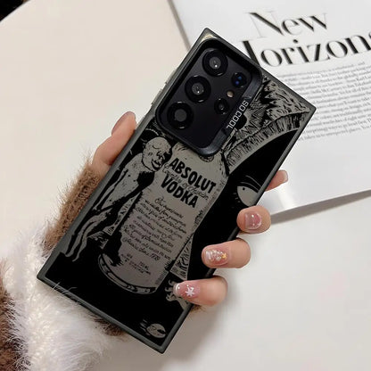 A-Absolut p-Pernod r-Ricard Phone Case For Samsung Galaxy S25 Edge S24 S23 S22 S21 S20 Ultra Silicone Colorful Silver Phone Case