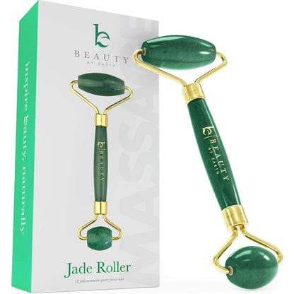 Jade Roller for Face - Smoothes Fine Lines & Wrinkles