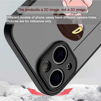 Creative Cartoon Boy Girl Paired Couple Phone Case for iPhone 17 16 Pro Max 15 14 13 12 11 XS MAX X XR 7 8 14 16 Plus Hard Cover