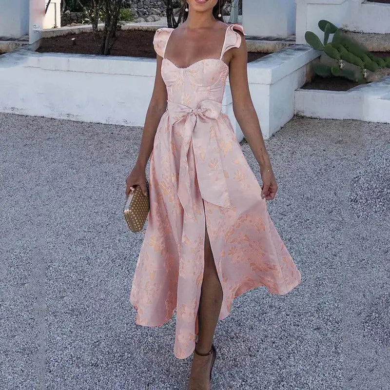 2023 Summer Fashion Elegant Floral Maxi Dress for Women