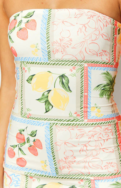 Roma Print Mini Dress