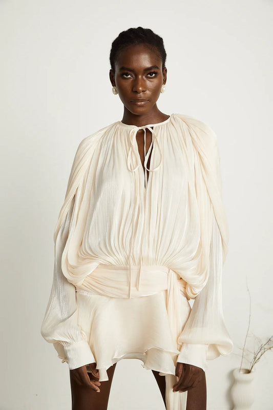 Eugenie Ruffle Mini Dress