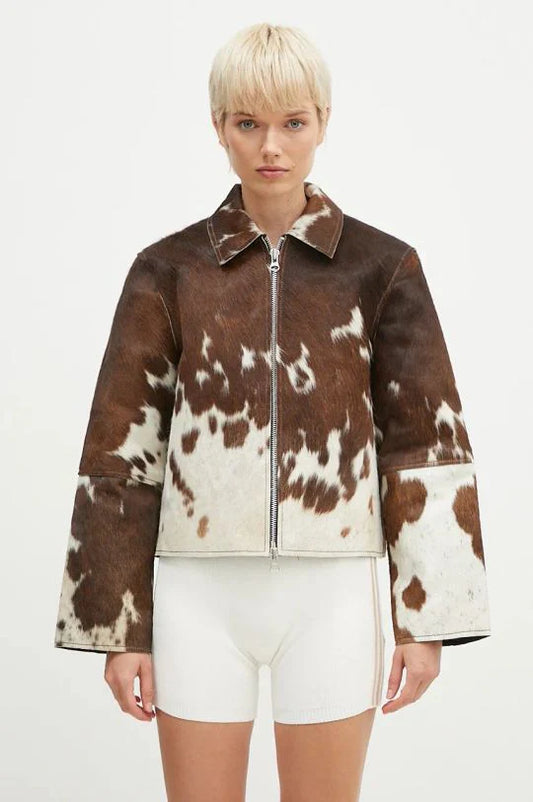 COW PRINT COUTURE JACKET