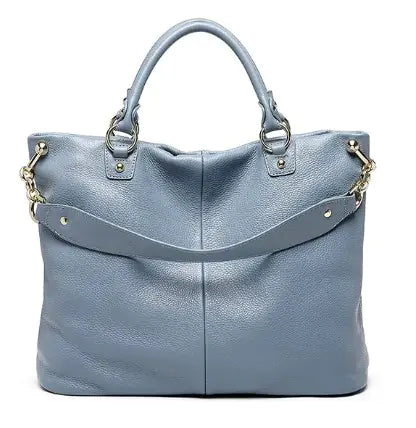 American Retro Cowhide Tote Bag for Women