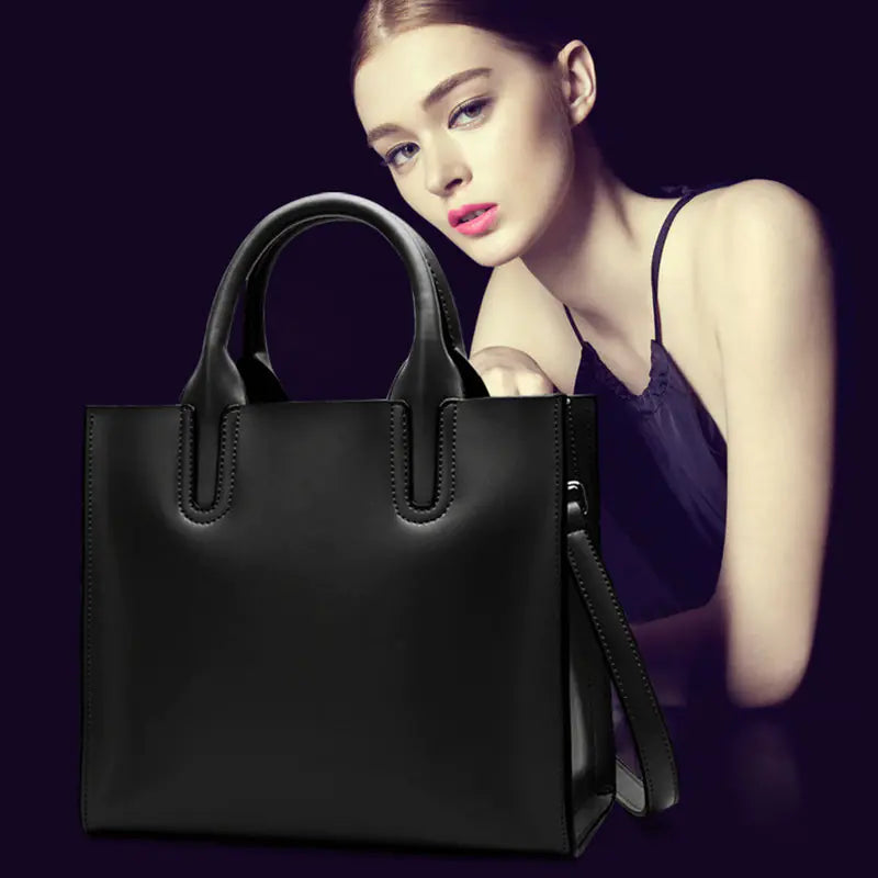 Solid Color Shoulder Bag for Women