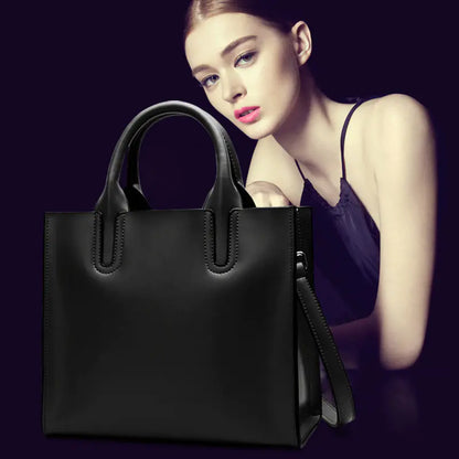 Solid Color Shoulder Bag for Women