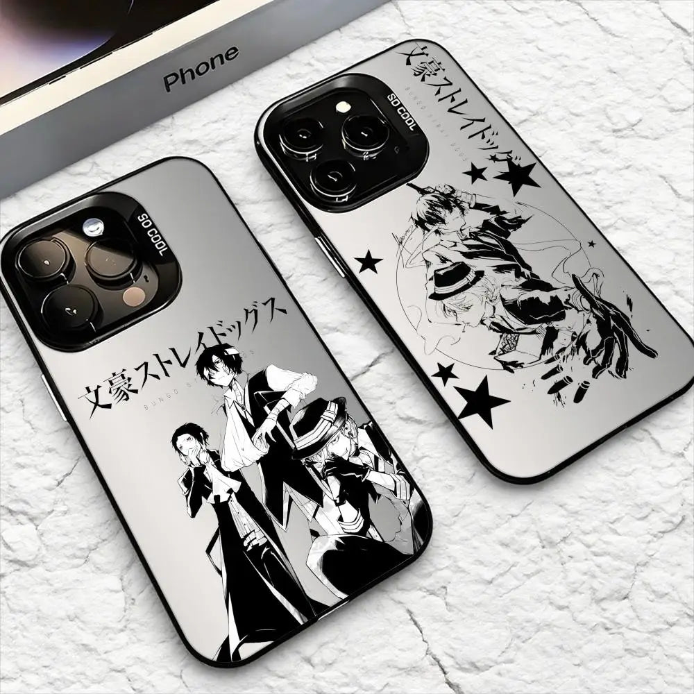 Anime B- Bungo S-Stray Dogs Phone Case For iPhone 17 16 15 14 13 12 11 Pro Max Air Matte Laser Aurora Shockproof Funda