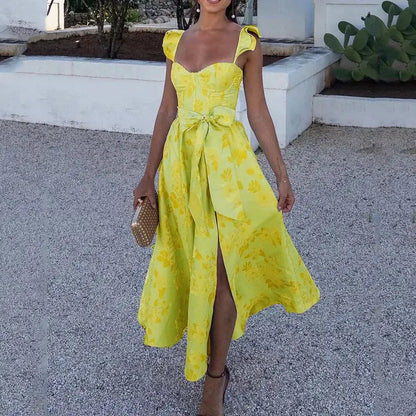 2023 Summer Fashion Elegant Floral Maxi Dress for Women