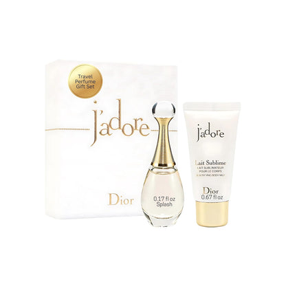 J'Adore Perfume for Women Mini Fragrance Gift Set EDP & Body Lotion Duo Travel Set