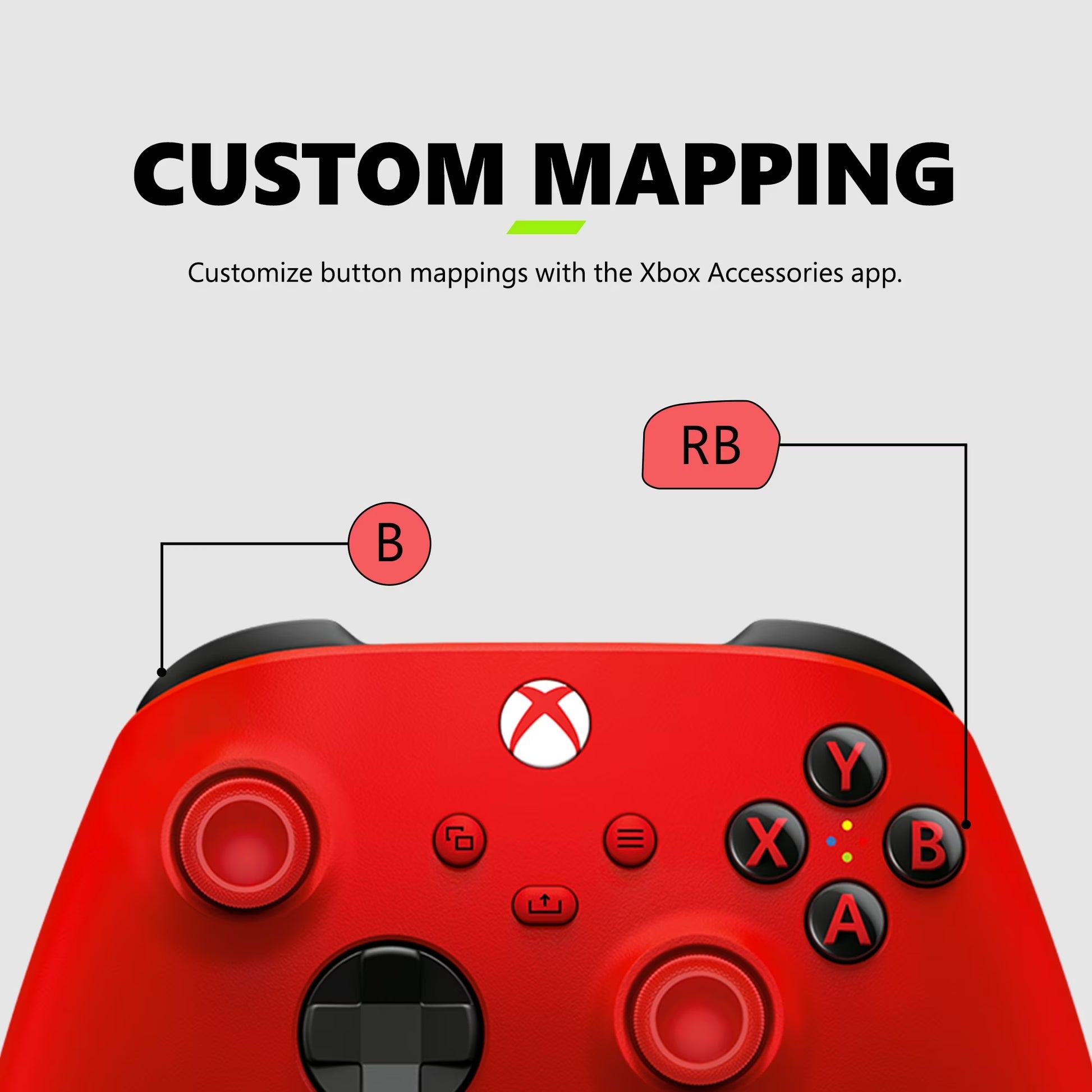 Microsoft  Wireless Controller - Pulse Red – for  Series X|S,  One, Pcs, and Cloud-Enabled Devices
