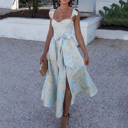 2023 Summer Fashion Elegant Floral Maxi Dress for Women