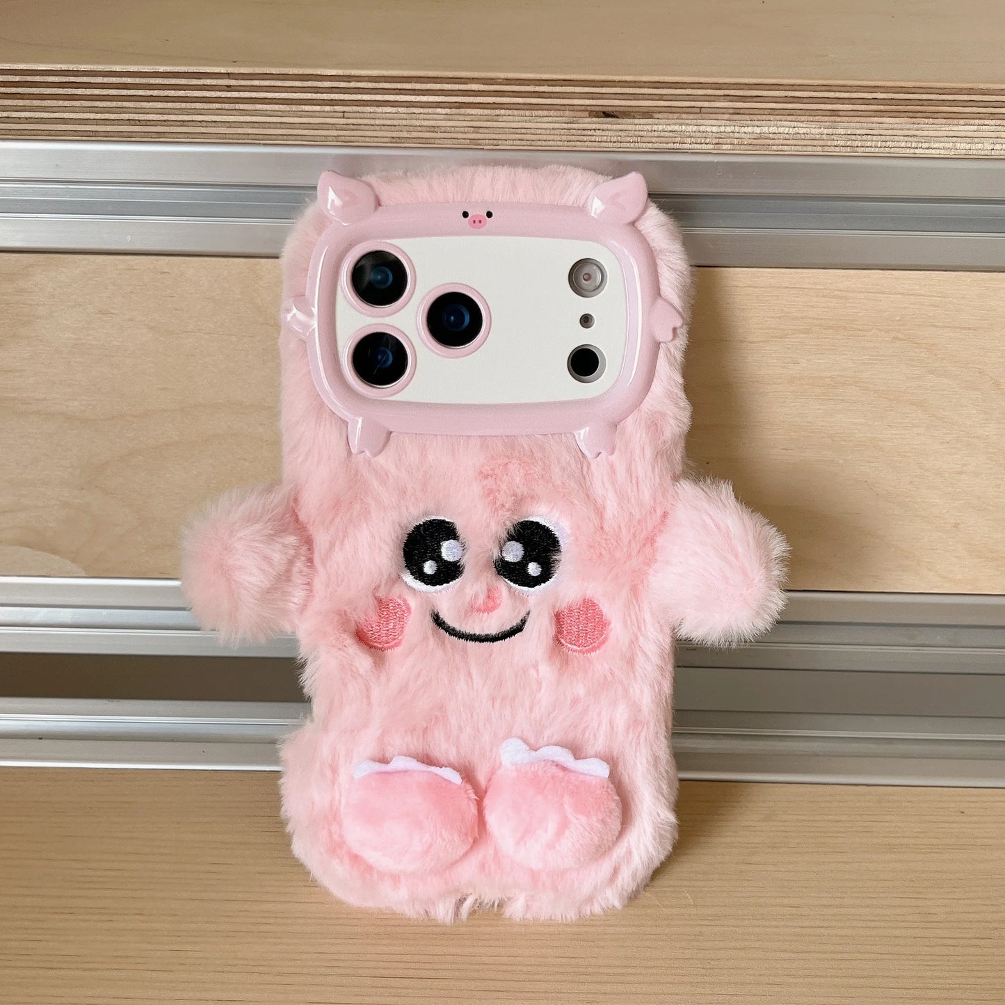 Cute Cartoon Funny dozing expression Phone Cases For iPhone 17 16 15 14 13 Pro Max Plush Soft Protection Cover