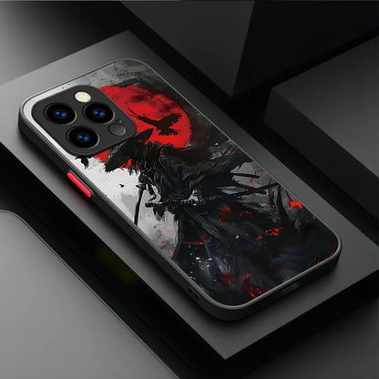 Samurai Hannya Mask Ghost Printing Phone Case For iPhone 17 Air 15 16E 16 Plus 14 13 12 11 Pro Max XR X XS Max SE 2020 Cover