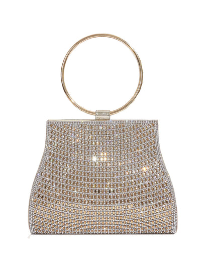 Luxury Pearl Rhinestone Clutch Bag for Women