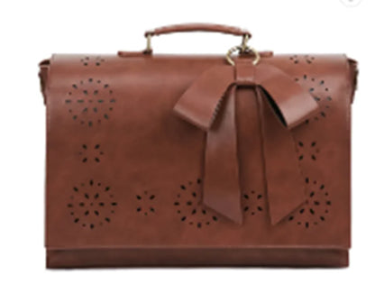 Hollow Oil Leather Bag for Women