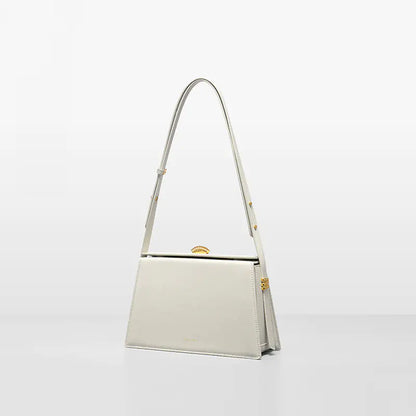 Retro Cowhide Texture Messenger Bag for Women